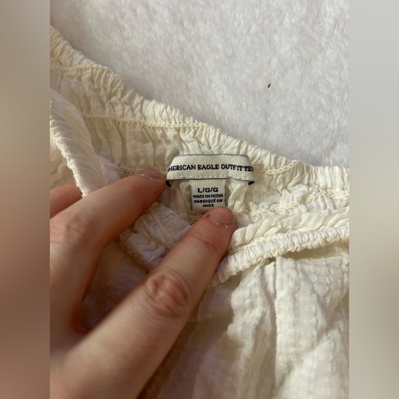 BNWT American Eagle White One Shoulder Top​ - Picture 3 of 5